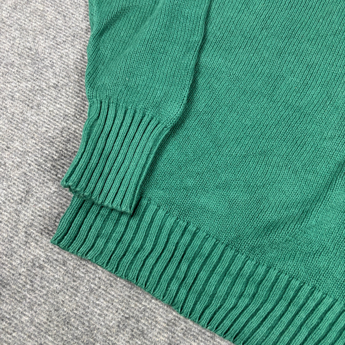 Vintage 90s Polo Ralph Lauren Knit Jumper Men's XL Green Red Small Pony Golf Core