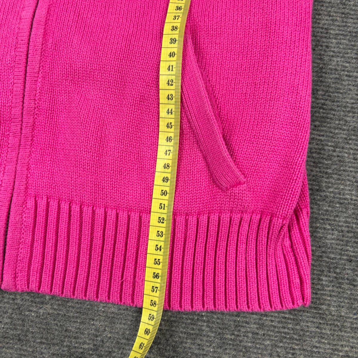 Ralph Lauren Sport Knit Jacket Women's XS Pink Small Pony Cable Detail y2k