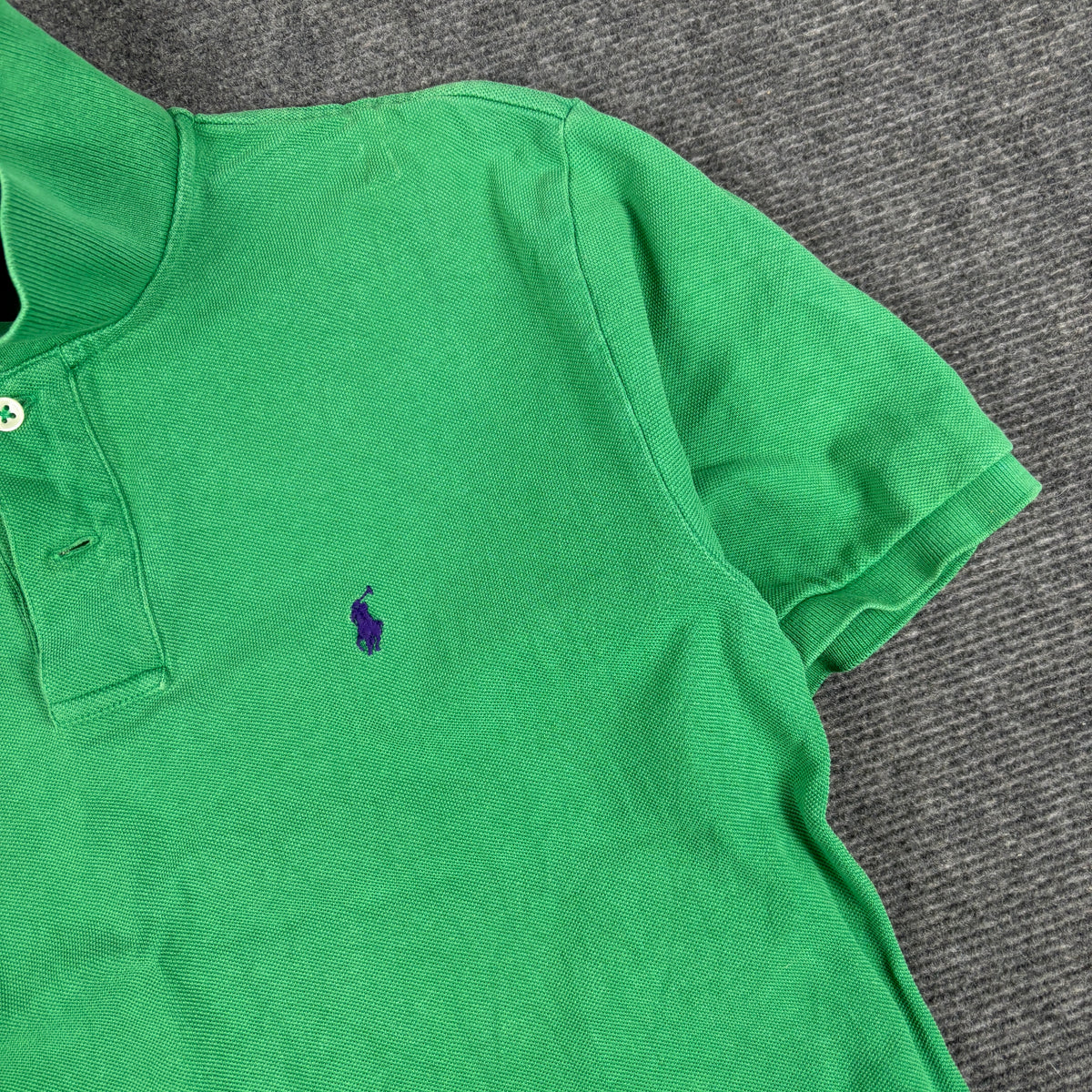 Vintage Polo Ralph Lauren Polo Shirt Women's Small Green Small Pony