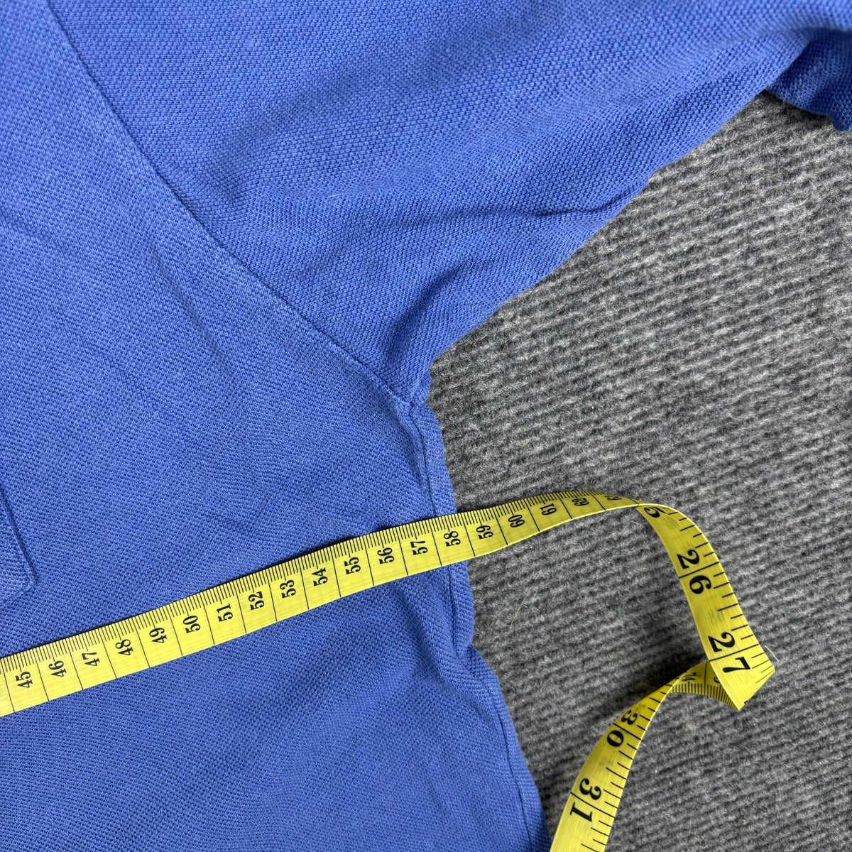 Vintage Polo Ralph Lauren Polo Shirt Men's Large Blue Small Pony Chest Pocket Golf Core