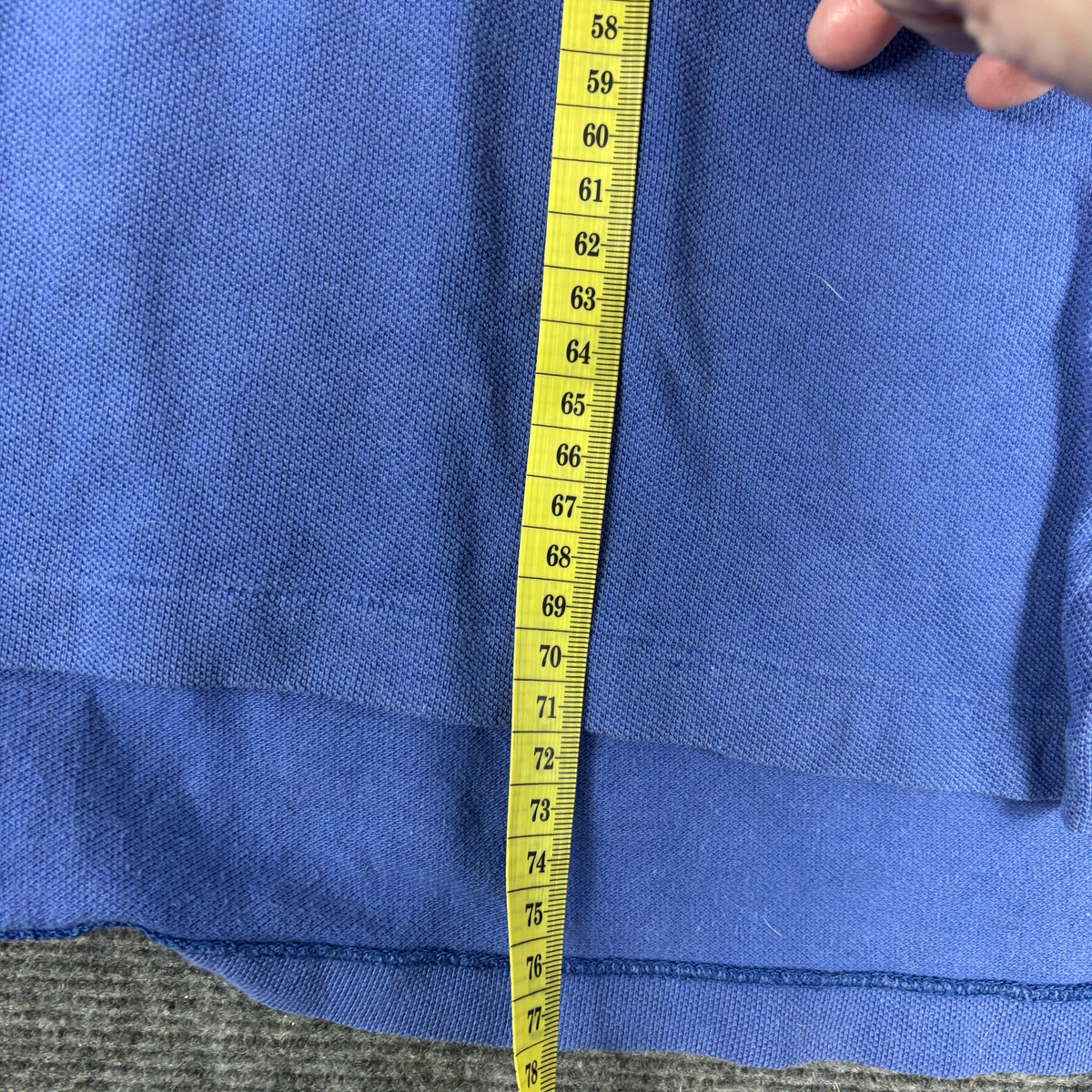Vintage Polo Ralph Lauren Polo Shirt Men's Large Blue Small Pony Chest Pocket Golf Core