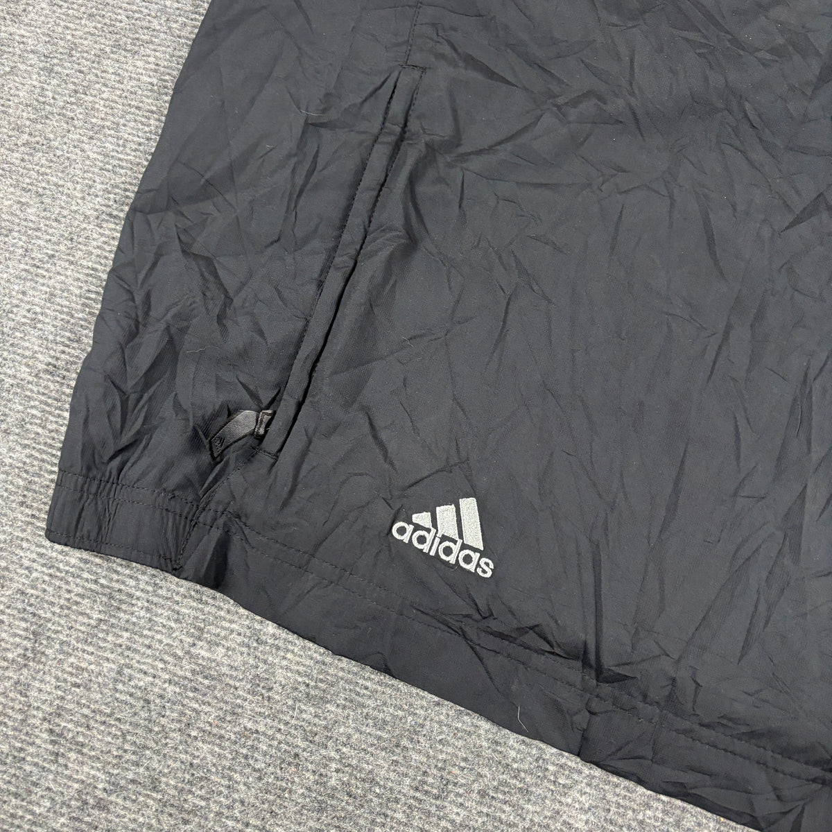 Vintage y2k Adidas Climacool Jacket Men's Large Black Grey 1/4 Zip Gilet Golf Core