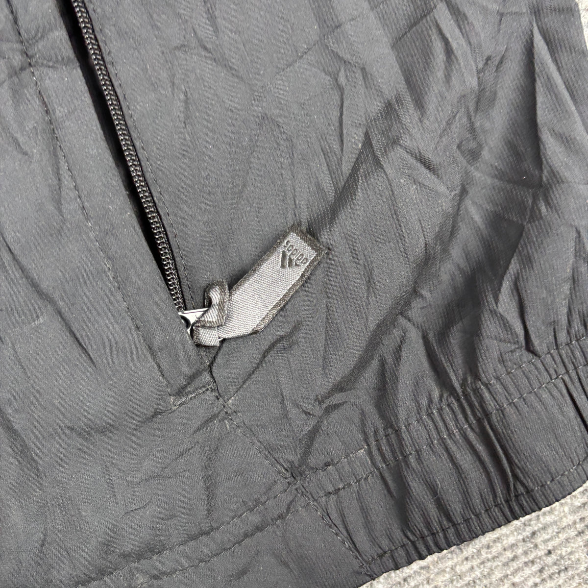 Vintage y2k Adidas Climacool Jacket Men's Large Black Grey 1/4 Zip Gilet Golf Core