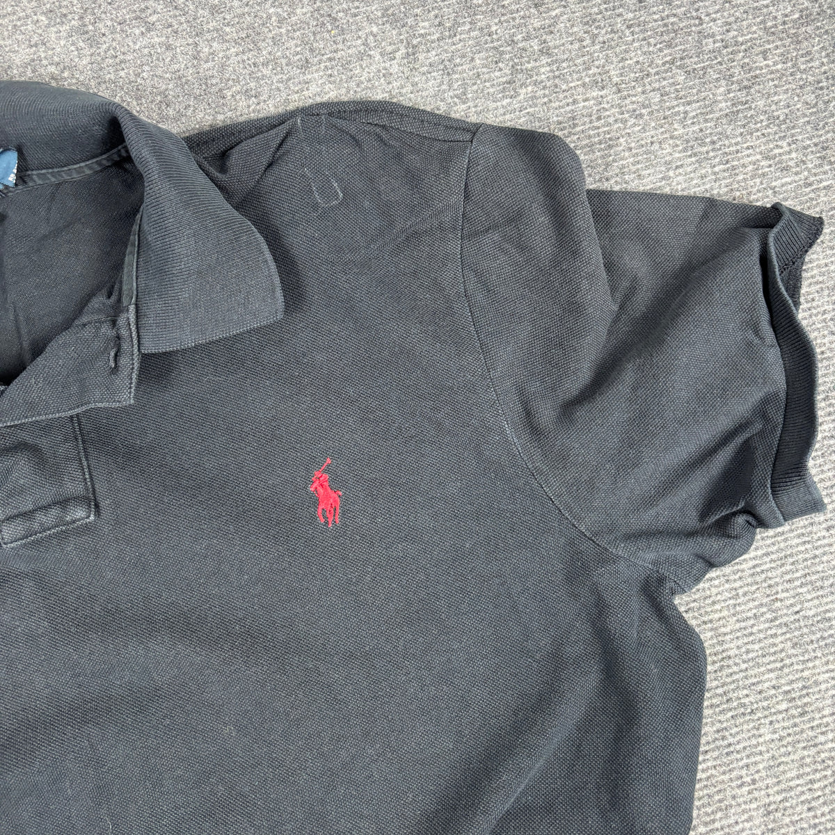 Vintage 90s Polo Ralph Lauren Polo Women's Large Black Small Pony Golf Core