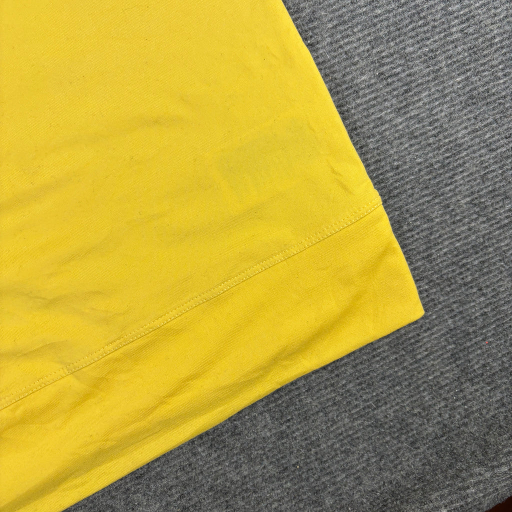 Reebok Activewear Tank Top Women's Small Medium Yellow Stretch Scoop Neck