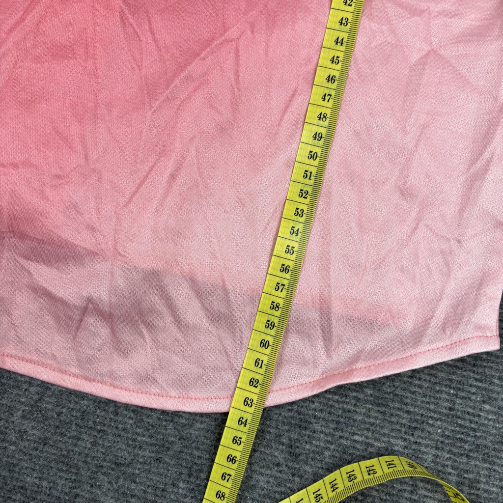 Decsente Japanese Cherry Blossom Baseball Jersey Women's Large Pink NPL Top