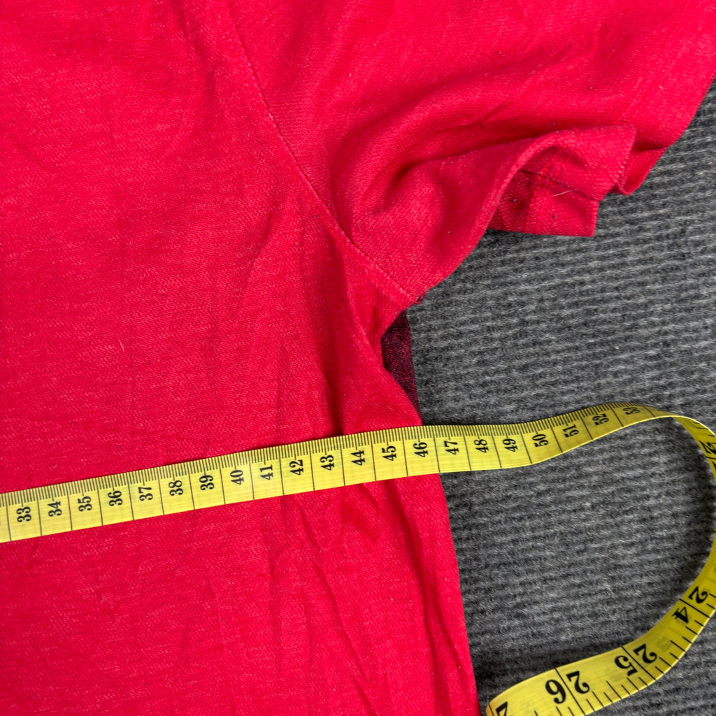 Nike Golf Polo Shirt Men's Small Red Gradient Preppy Golf Core