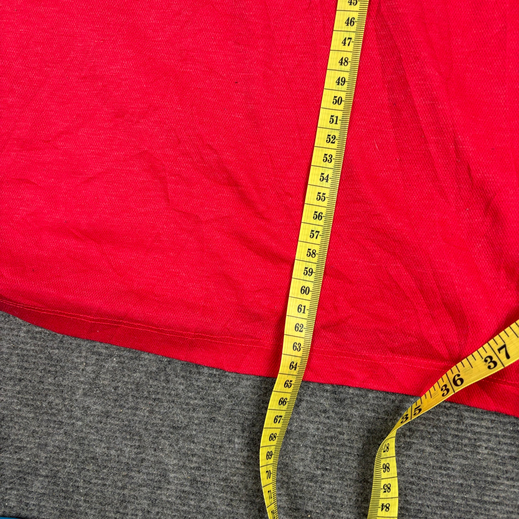 Nike Golf Polo Shirt Men's Small Red Gradient Preppy Golf Core