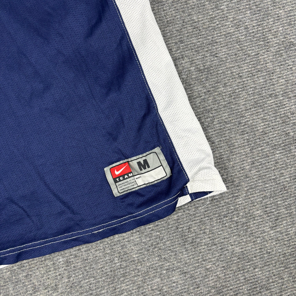Vintage Nike Reversible Basketball Jersey Men's Medium Blue White Mount St. Mary's Sportswear