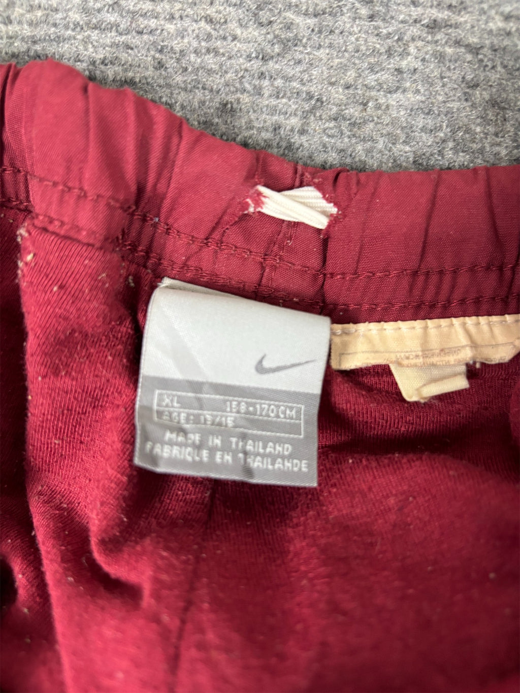 Vintage Y2K Nike Track Pants Women's S Red White Piping Swoosh Joggers Bottoms