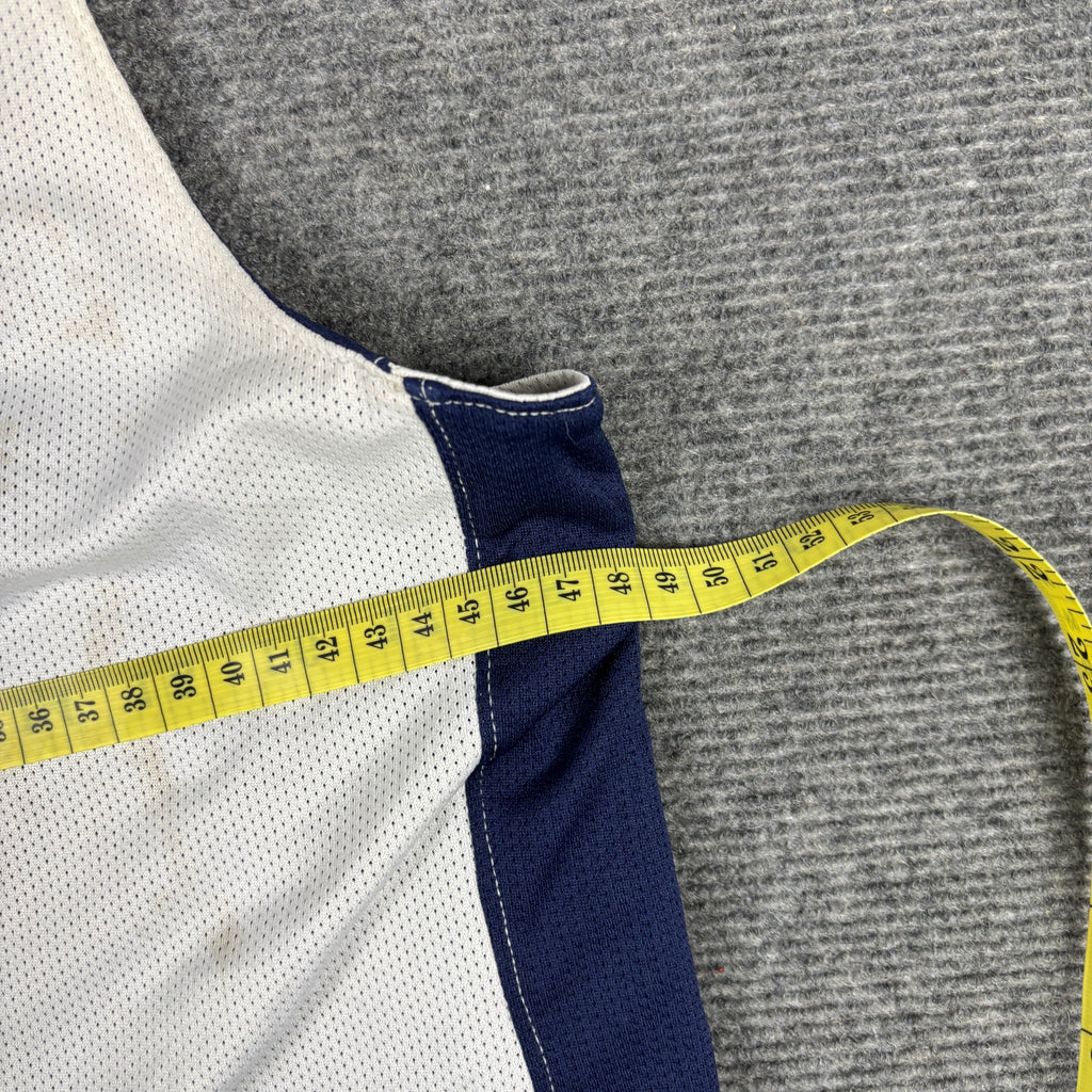 Vintage Nike Reversible Basketball Jersey Men's Medium Blue White Mount St. Mary's Sportswear
