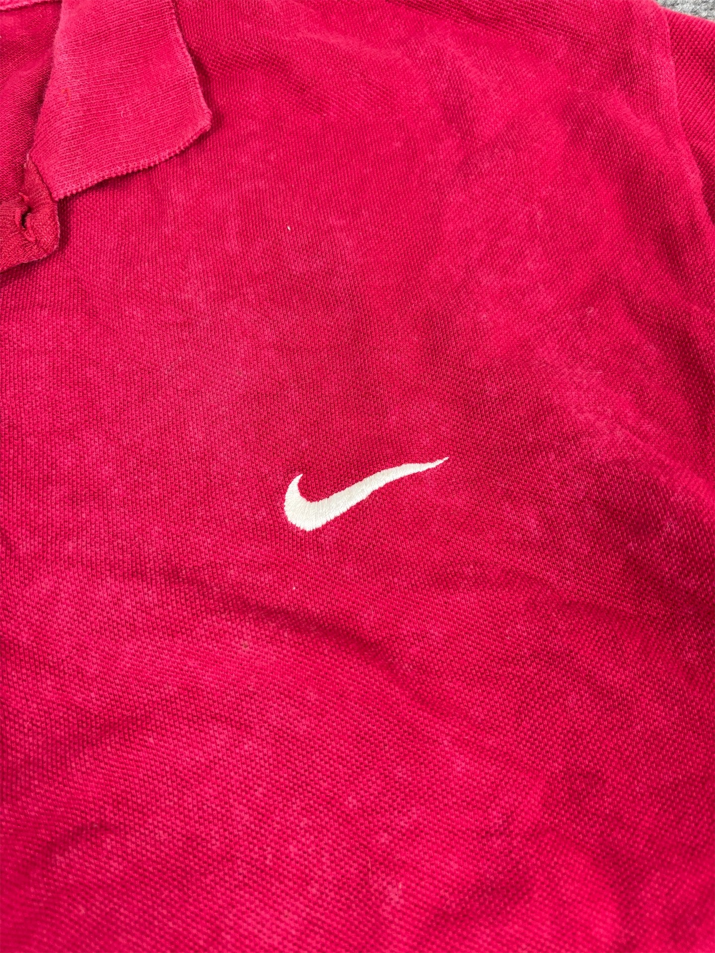 Vintage 90's Nike Polo Men's M Red Tour De France 1998 Shirt Collared