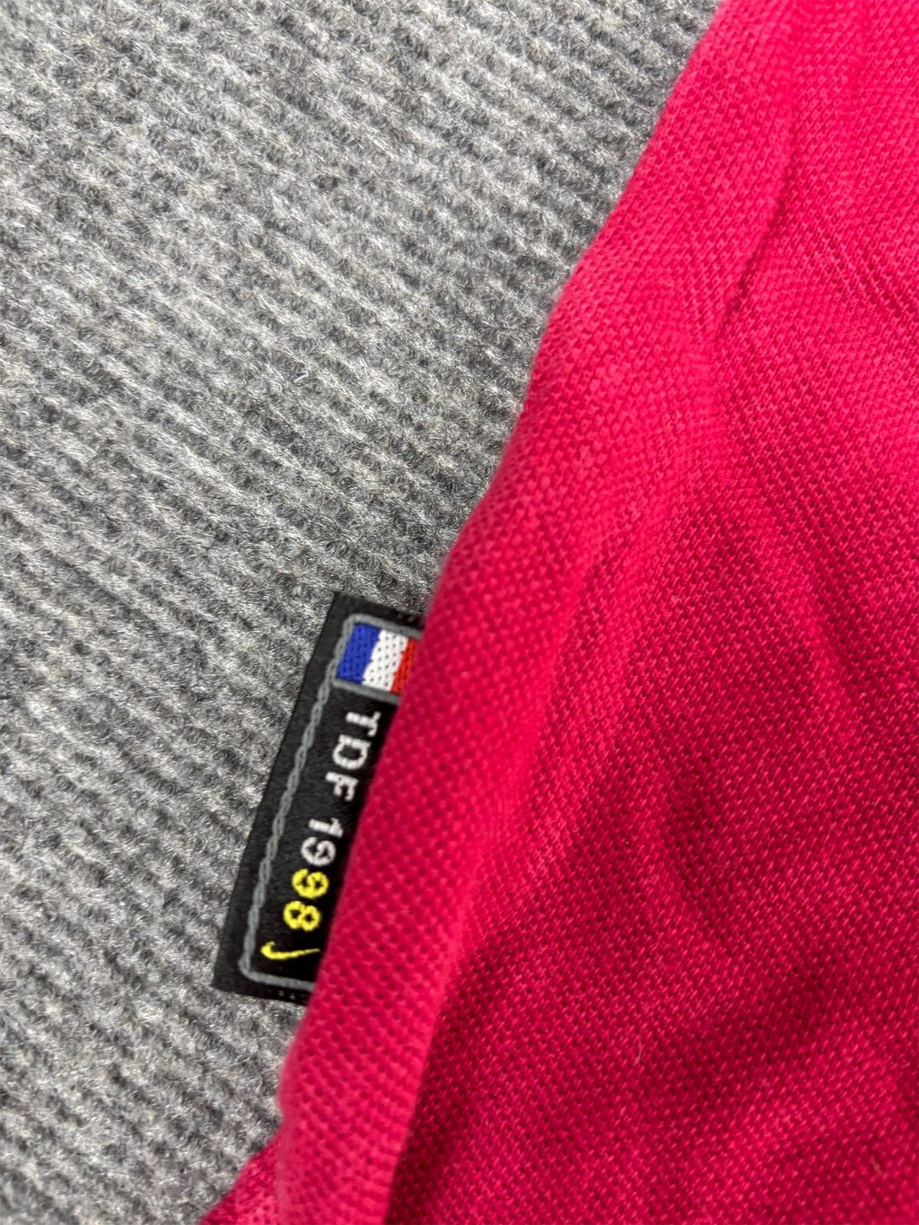 Vintage 90's Nike Polo Men's M Red Tour De France 1998 Shirt Collared