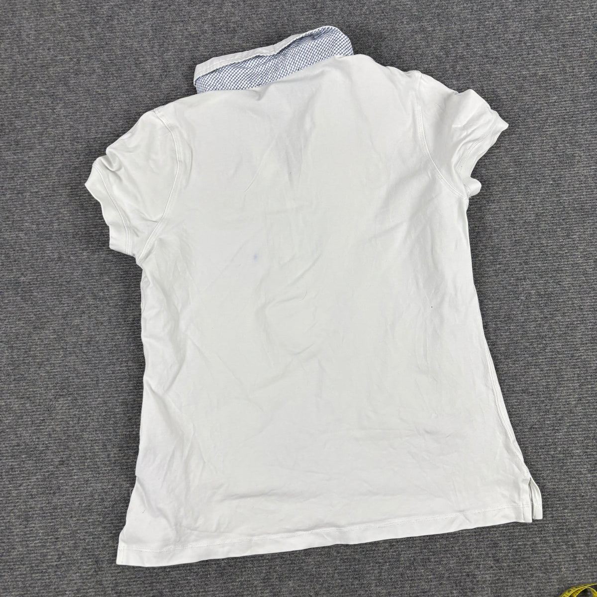 Vintage Polo Jeans Co Polo Shirt Women's XS Small White 4 Button V-neck Collared
