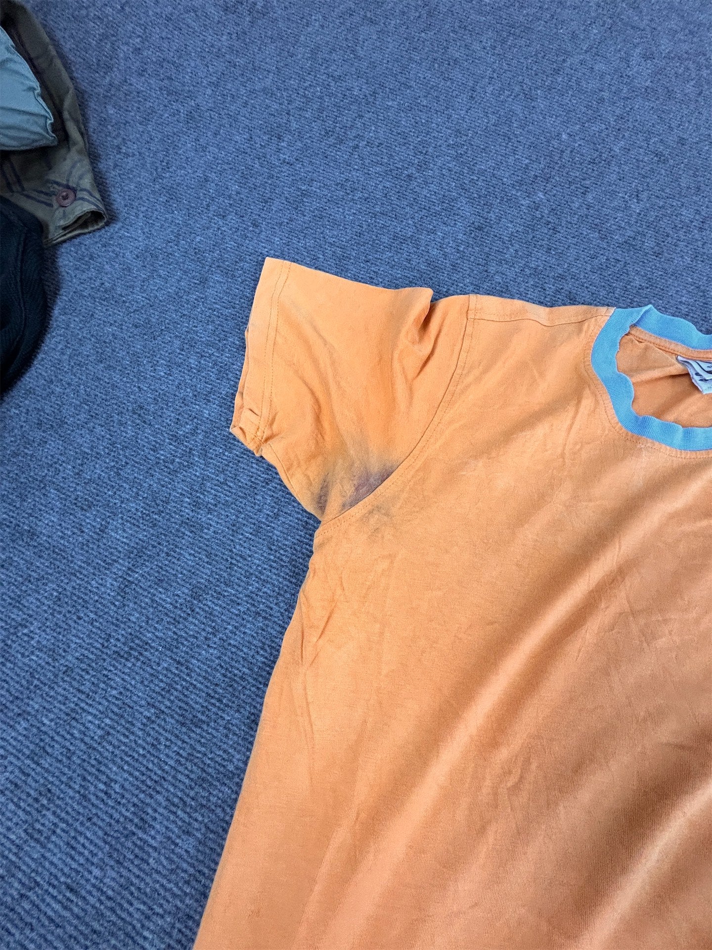 Vintage Y2K Adidas T-shirt Women's M Orange Grey Germany FIFA World Cup Tee Crew Neck