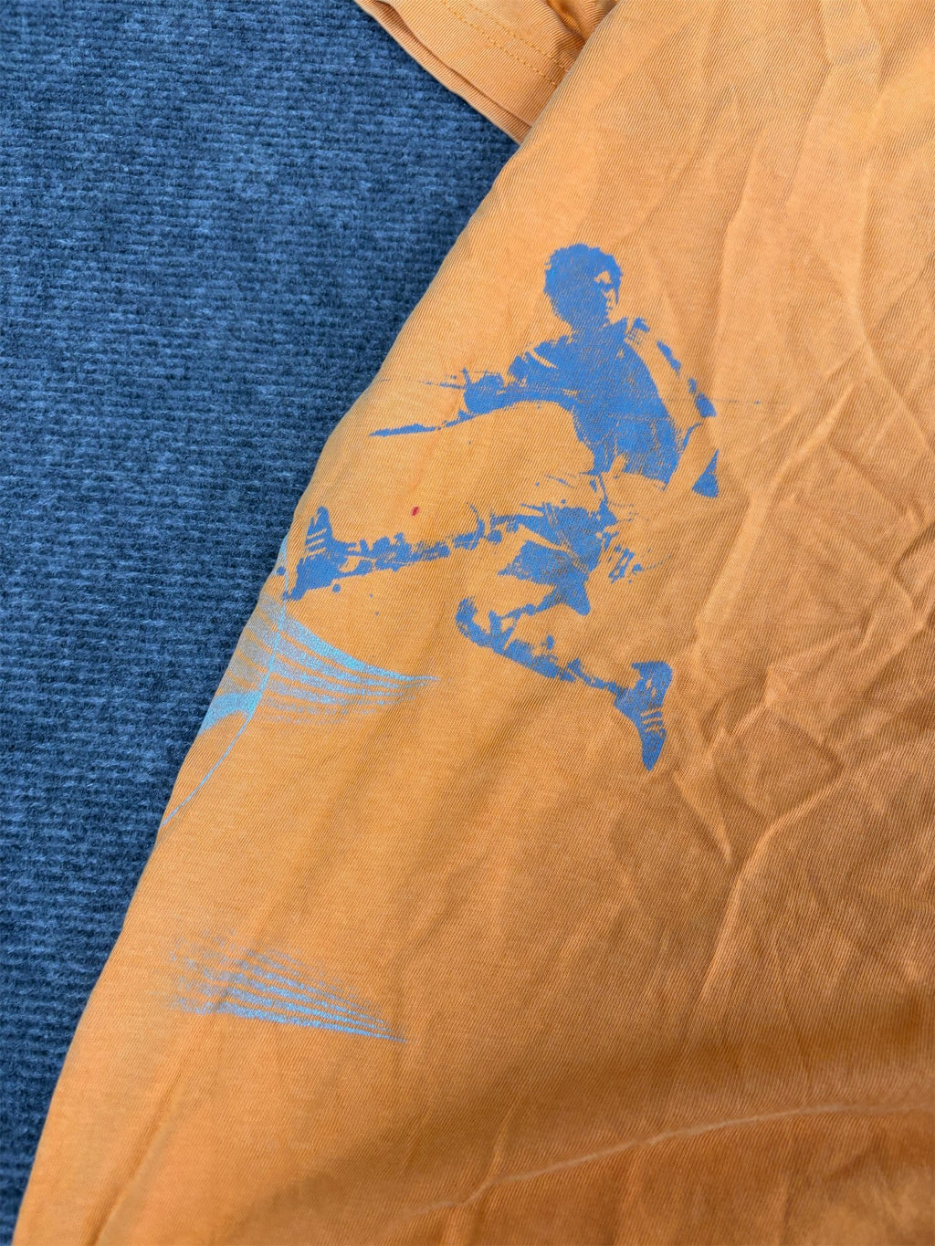 Vintage Y2K Adidas T-shirt Women's M Orange Grey Germany FIFA World Cup Tee Crew Neck