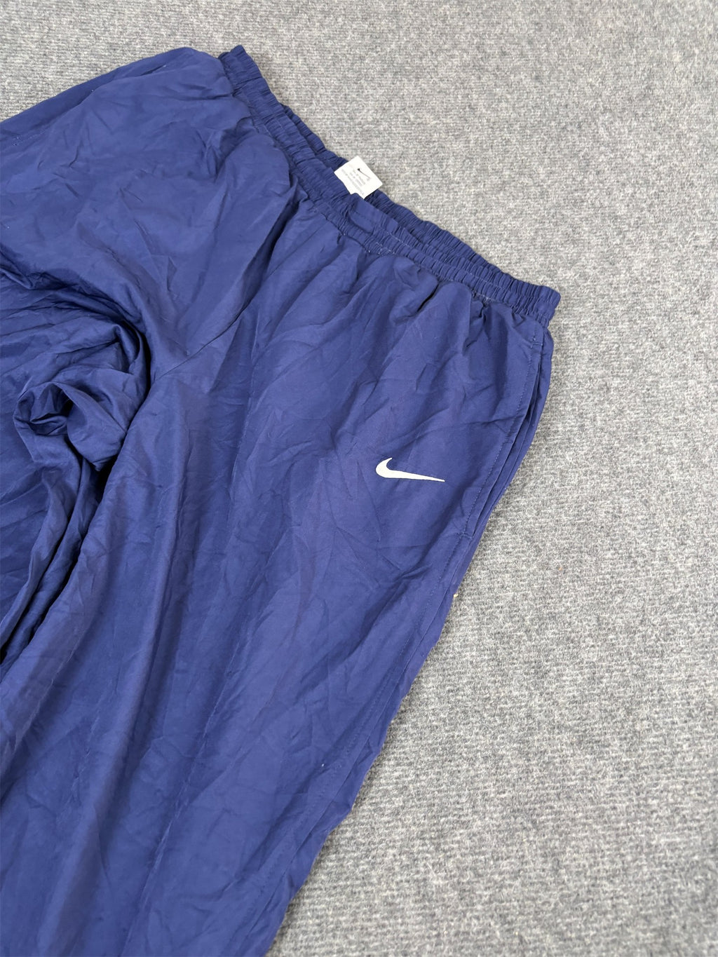 Vintage 90's Nike Track Pants Men's L Blue White Swoosh Classic Joggers