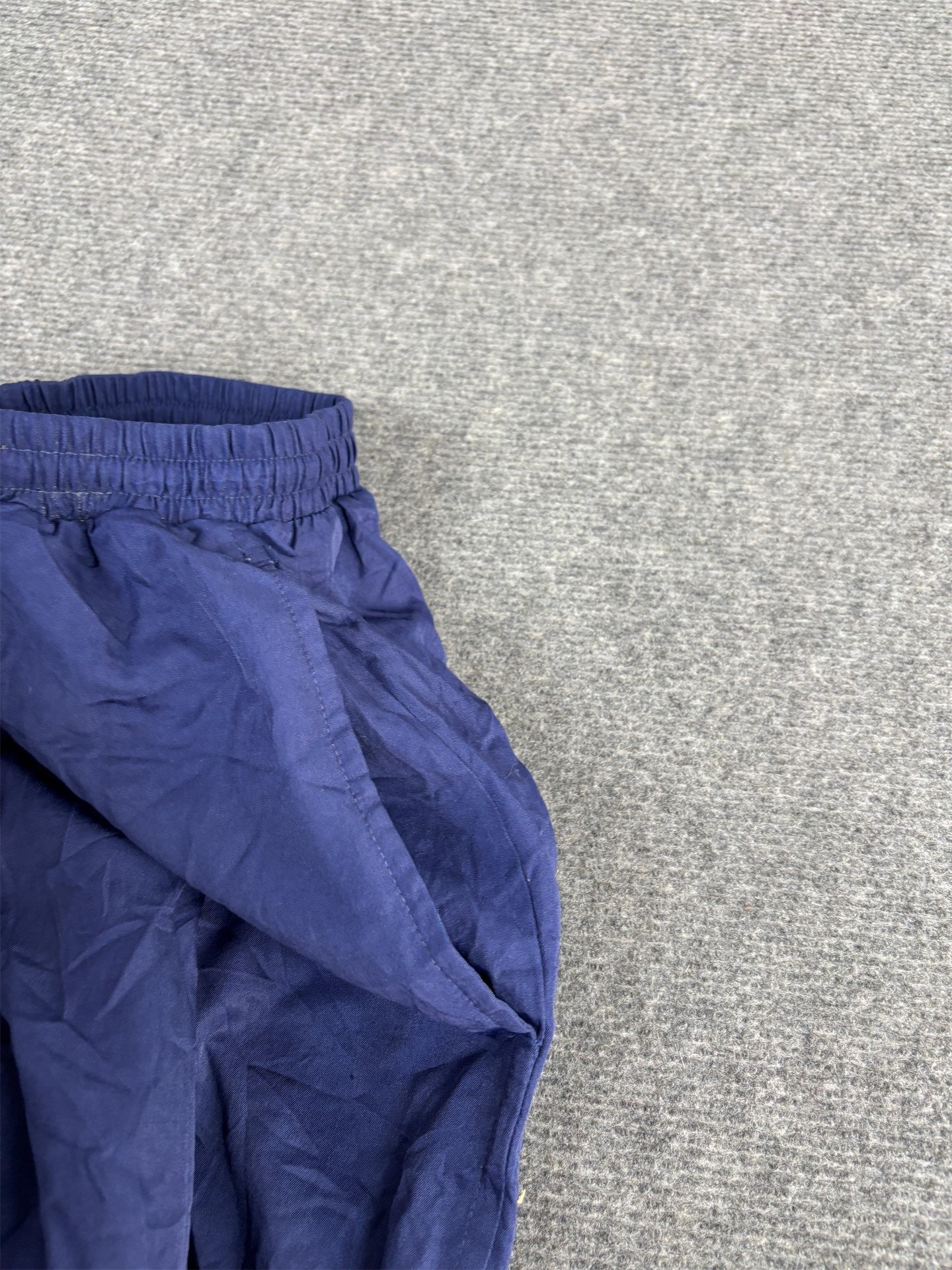 Vintage 90's Nike Track Pants Men's L Blue White Swoosh Classic Joggers