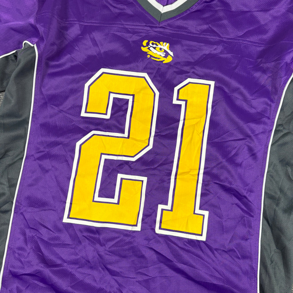 LSU Tigers Football Jersey Men's Medium Purple Yellow Sportwear