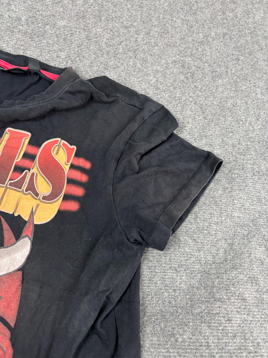 NBA Chicago Bulls T-shirt Men's XL Black Graphic Tee Crew Neck