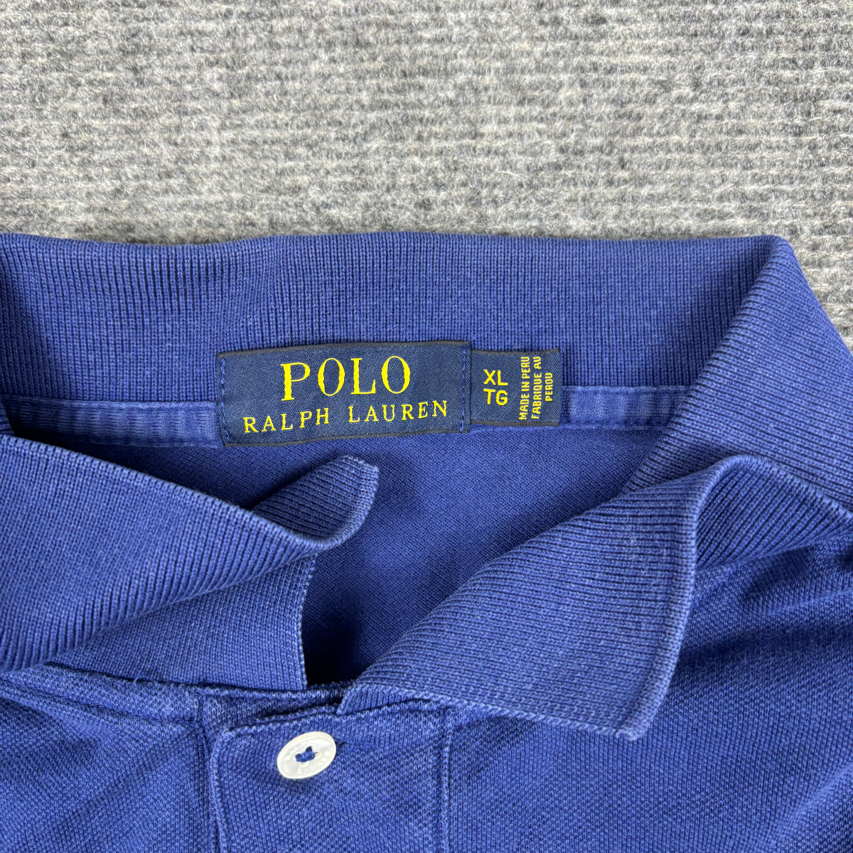Polo Ralph Lauren Polo Shirt Men's XL Blue Small Pony Preppy Golf Core