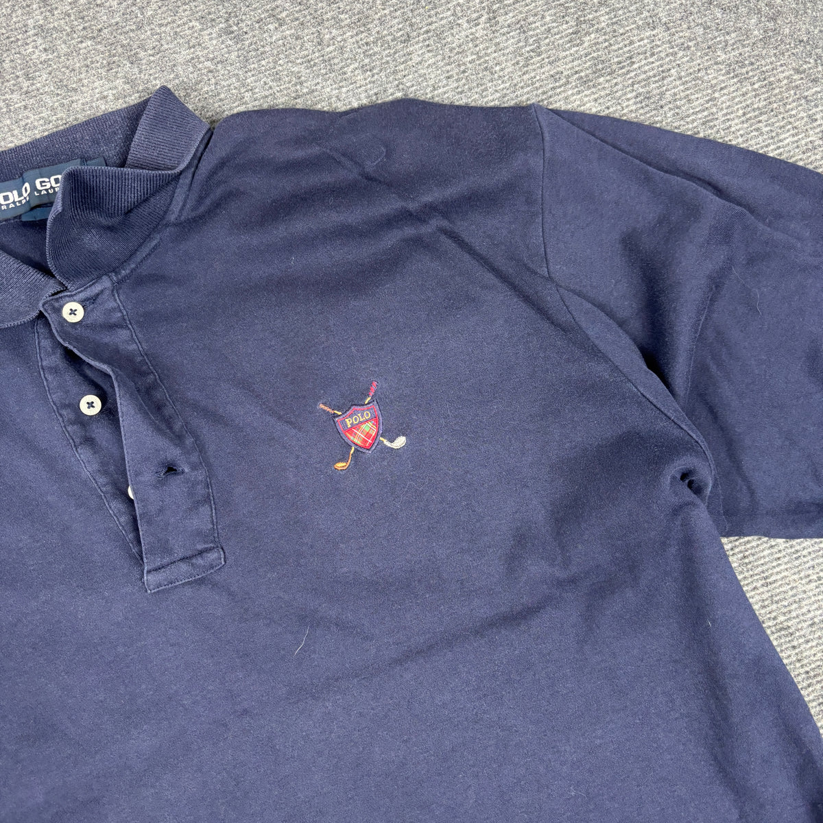 Vintage Polo Golf Ralph Lauren Polo Shirt Men's XL Navy Golf Core Top