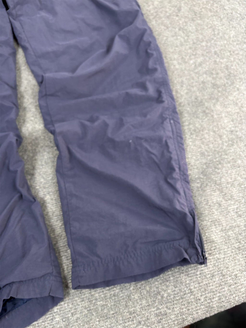 Vintage 90's Nike Track Pants Men's L Navy White Swoosh Joggers Straight