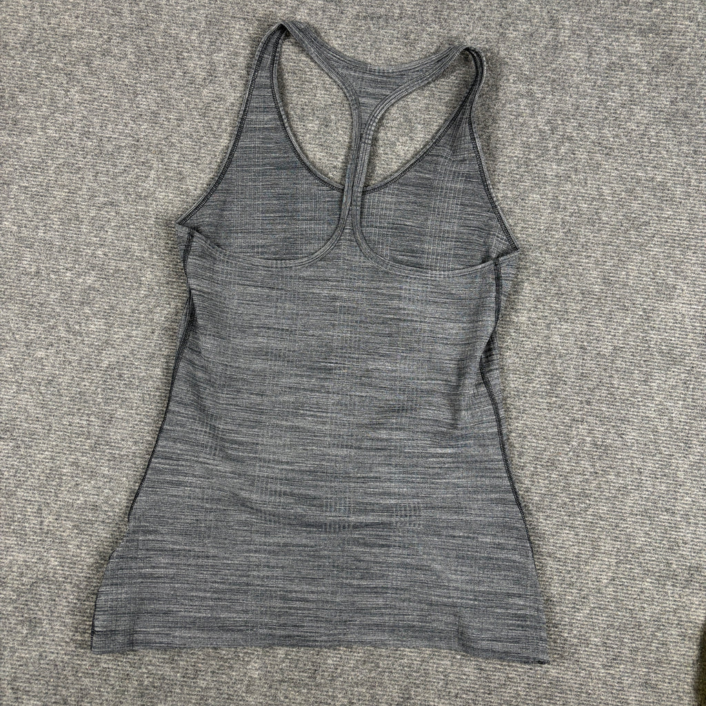 Nike Dri-FIT Racerback Top Women's Small Grey Petite Activewear Tank