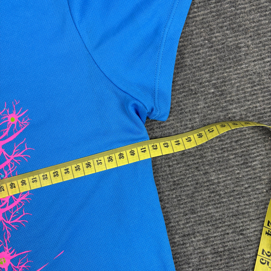 Nike Dri-FIT Running T-shirt Women's Small Blue Marathon Top Petite Activewear