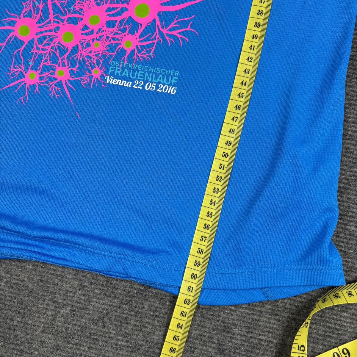 Nike Dri-FIT Running T-shirt Women's Small Blue Marathon Top Petite Activewear