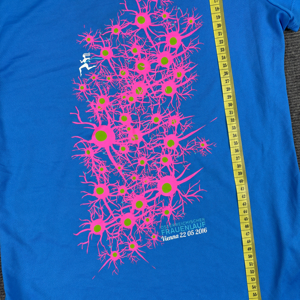 Nike Dri-FIT Running T-shirt Women's Small Blue Marathon Top Petite Activewear