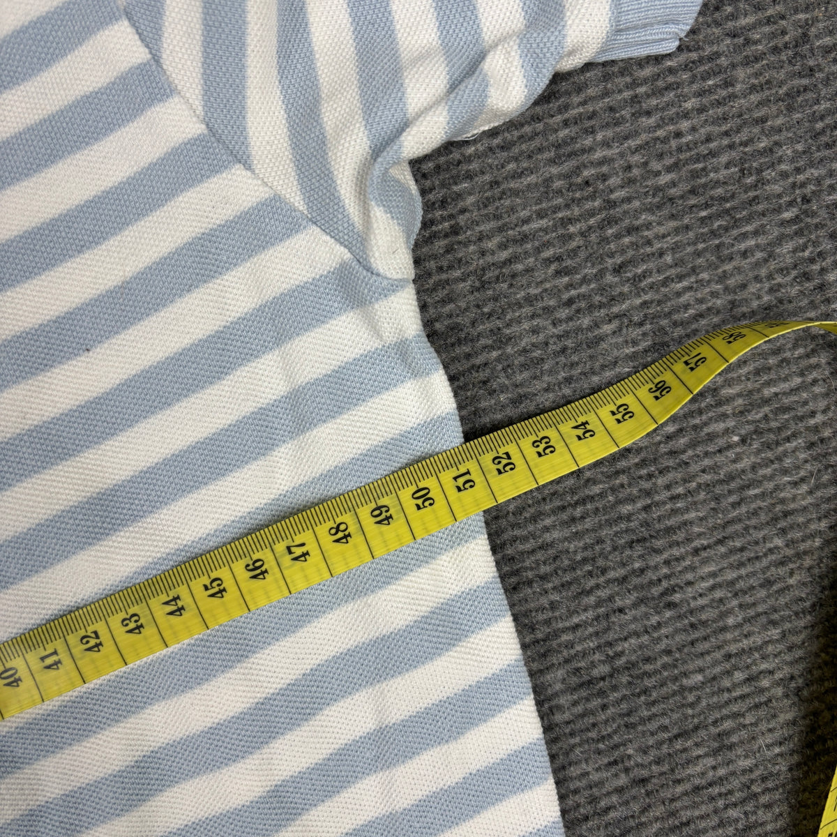 Vintage 90s Polo Ralph Lauren Polo Shirt Men's Medium Striped Small Pony Golf Core