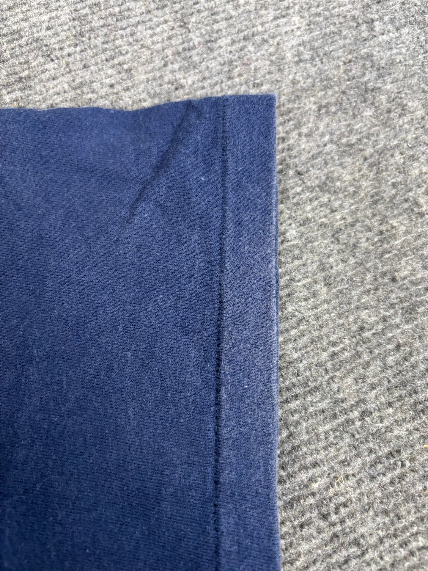 Vintage 90's Hanes Beefy T-shirt Men's L Navy Single Stitch San Diego Graphic Tee Crew Neck