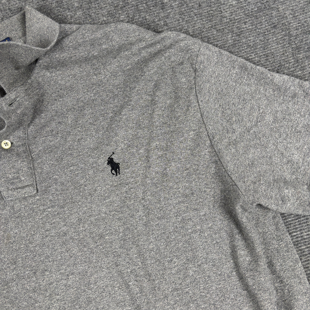 Polo Ralph Lauren Polo Shirt Men's XL Grey Small Pony Preppy Golf Core