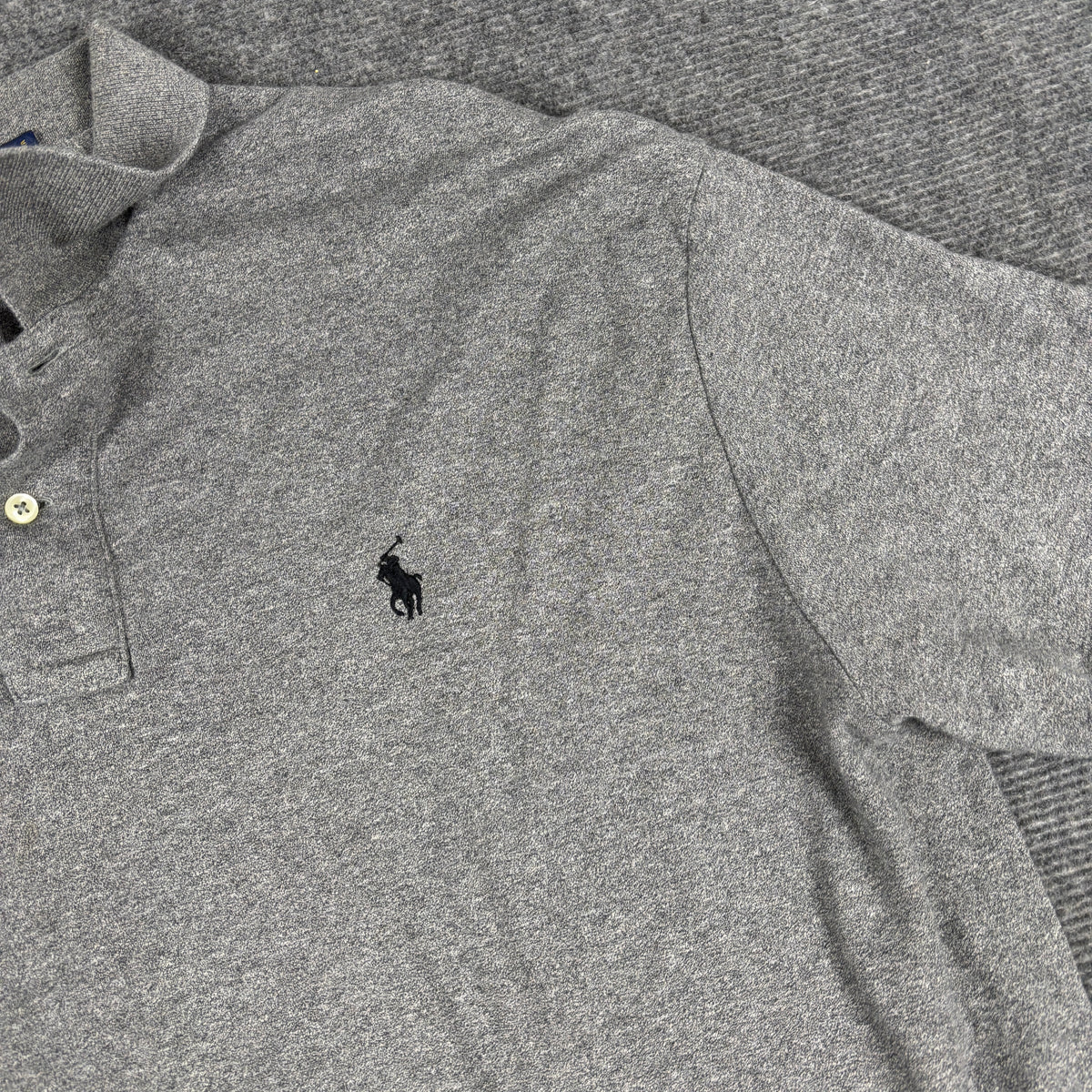 Polo Ralph Lauren Polo Shirt Men's XL Grey Small Pony Preppy Golf Core