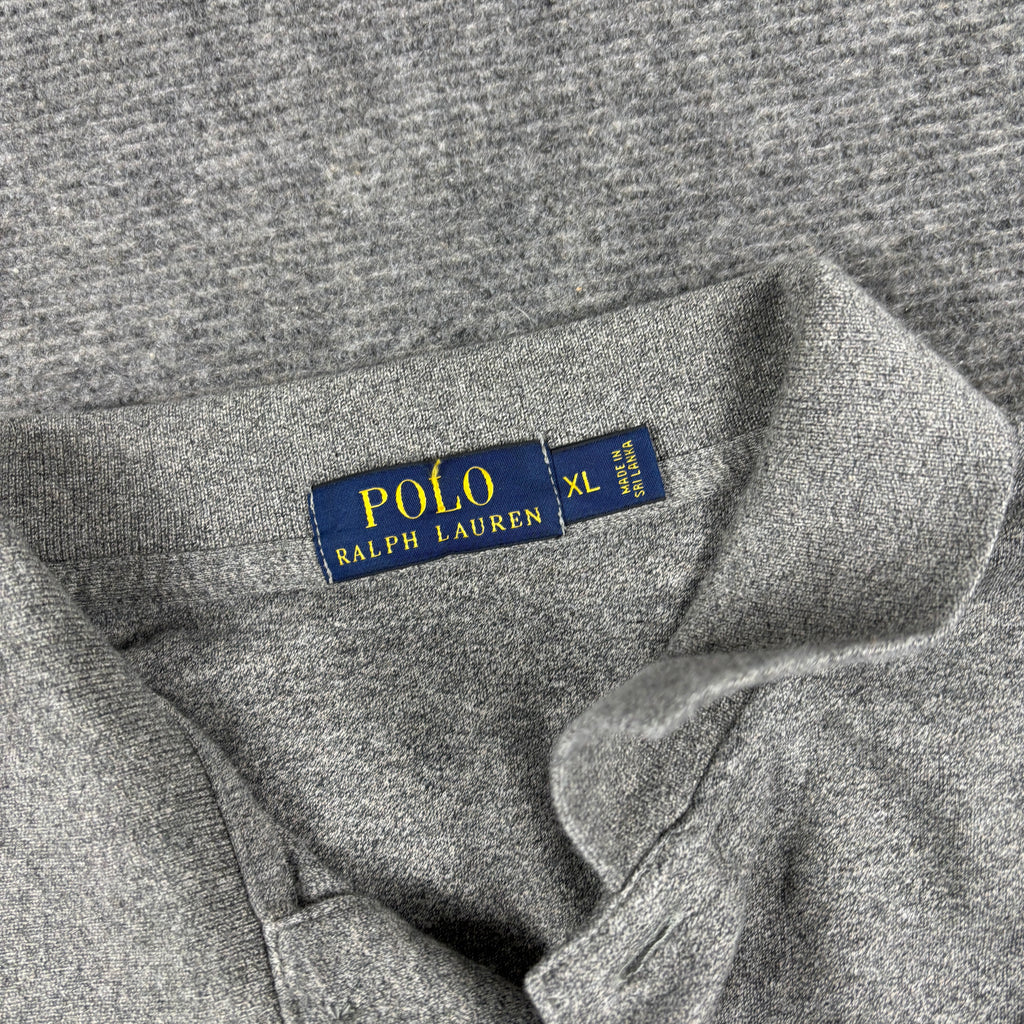 Polo Ralph Lauren Polo Shirt Men's XL Grey Small Pony Preppy Golf Core