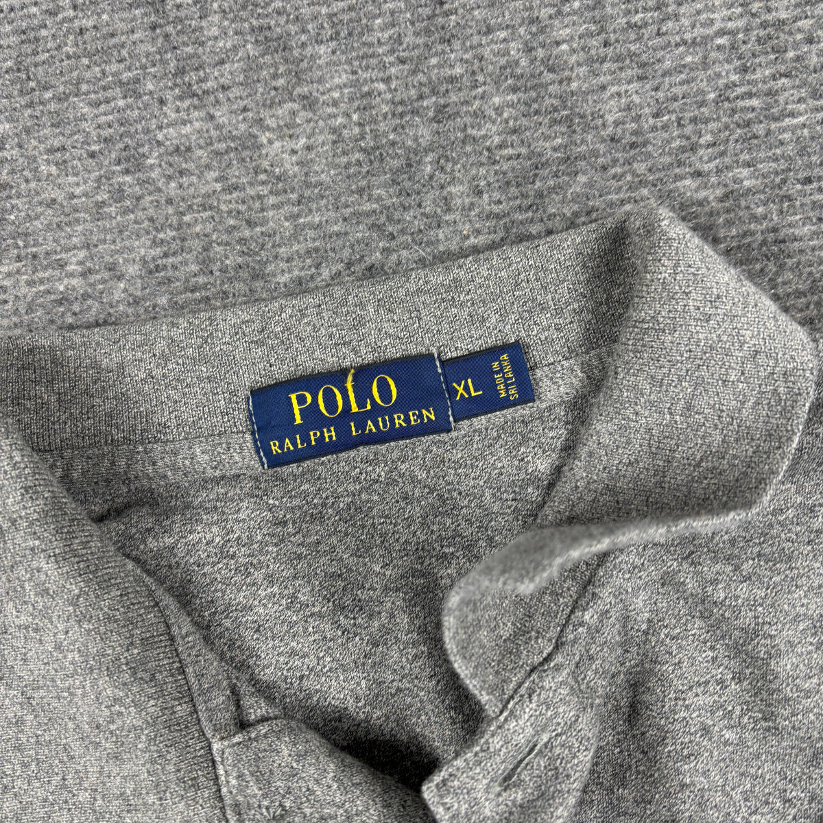 Polo Ralph Lauren Polo Shirt Men's XL Grey Small Pony Preppy Golf Core