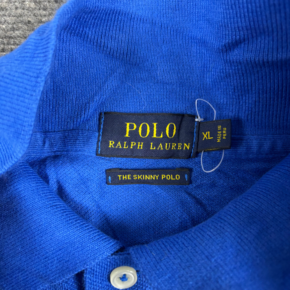 Polo Ralph Lauren Polo Shirt Women's Medium Navy Small Pony Preppy Dead Stock
