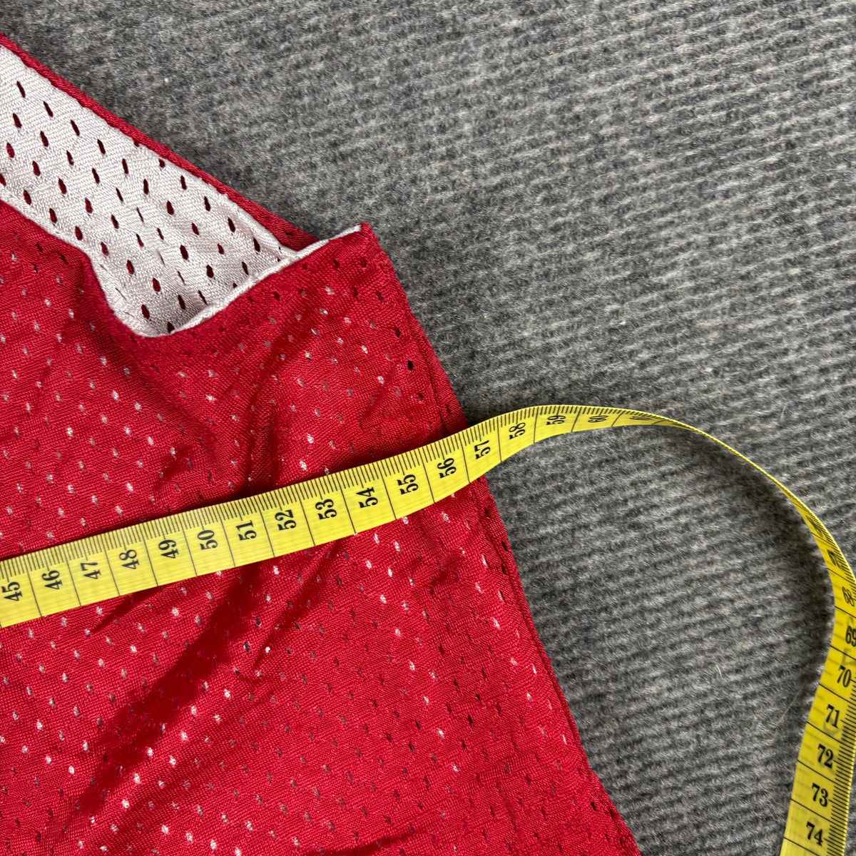 Lacrosse Boxy Mesh Reversible Jersey Women's Large Red White Top