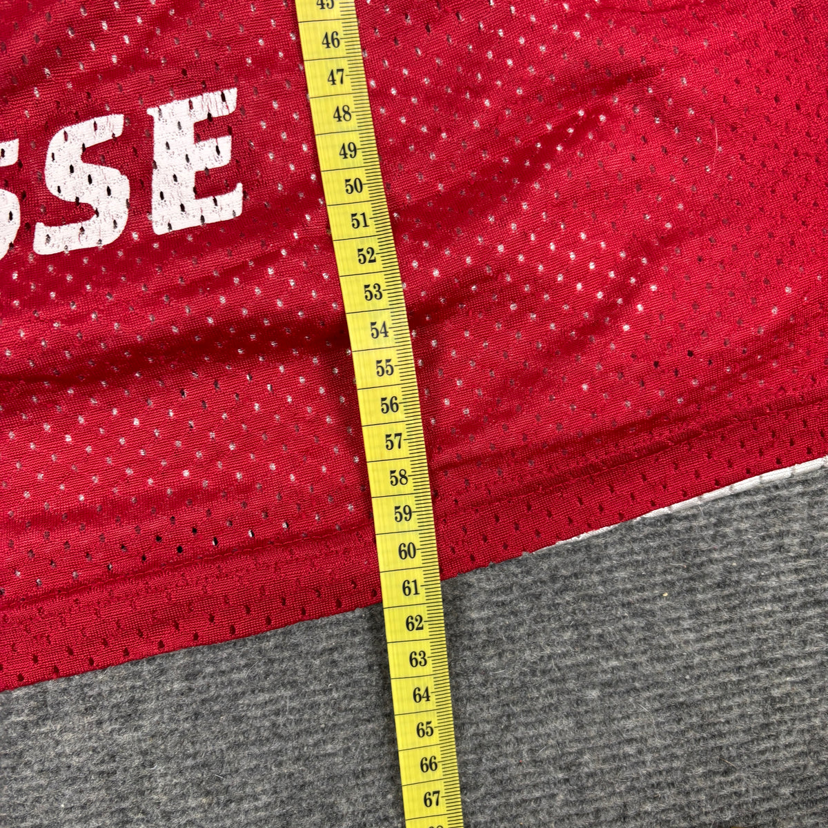 Lacrosse Boxy Mesh Reversible Jersey Women's Large Red White Top