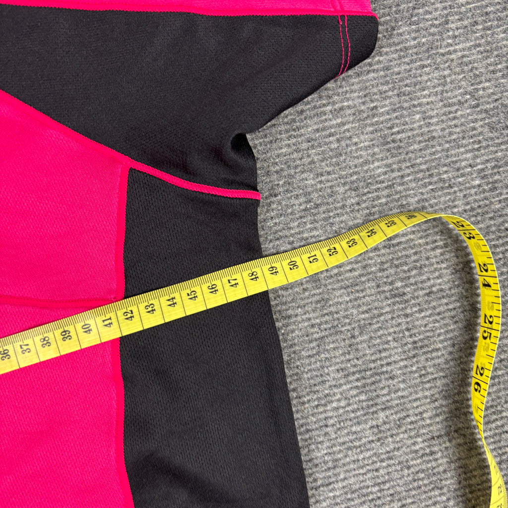 Vintage ASICS 1/4 Zip Top Women's Small Pink Petite Activewear Jersey