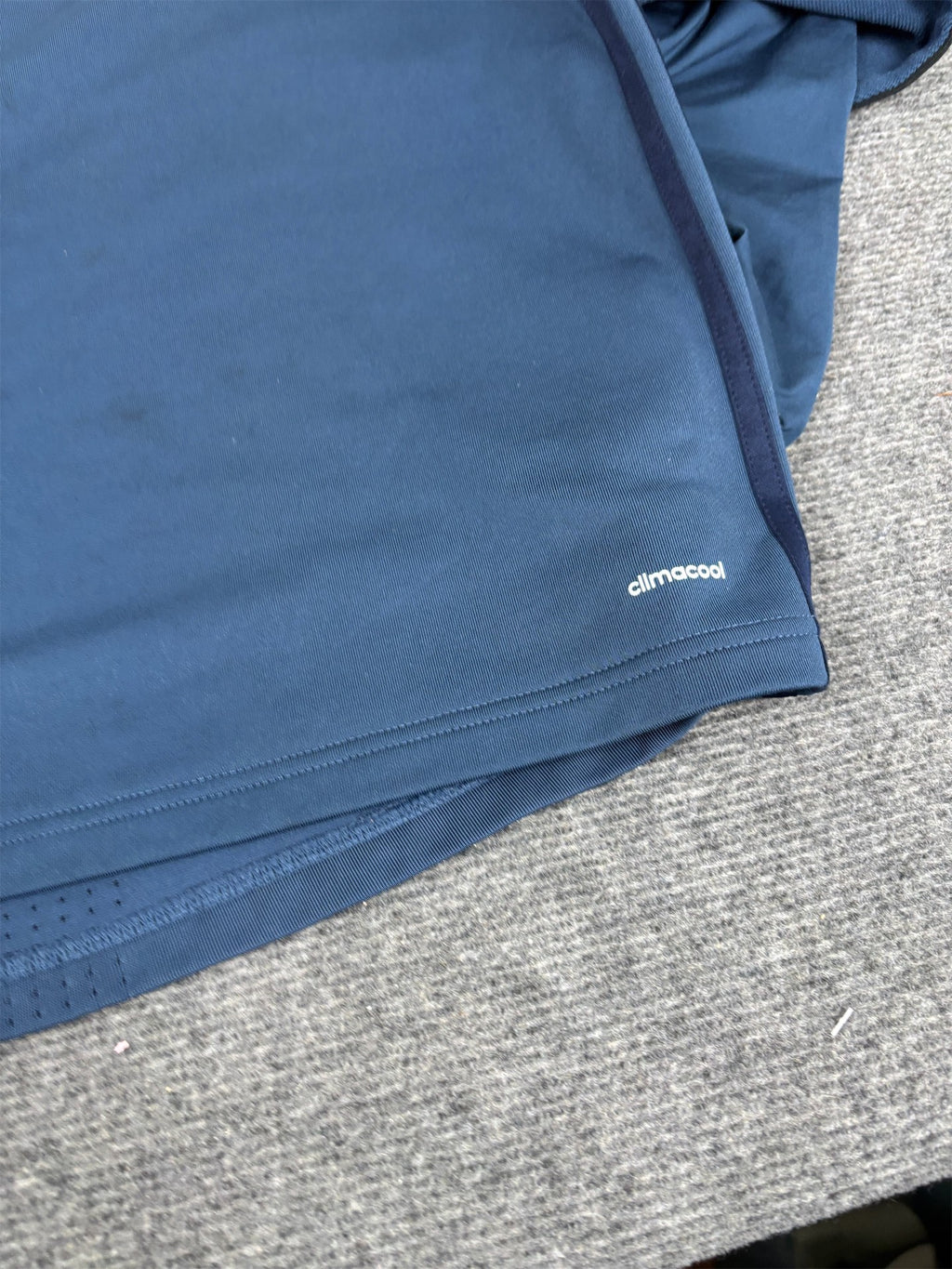 Adidas Manchester United Jersey Men's L Blue 2016 Long Sleeve Tee Mock Neck