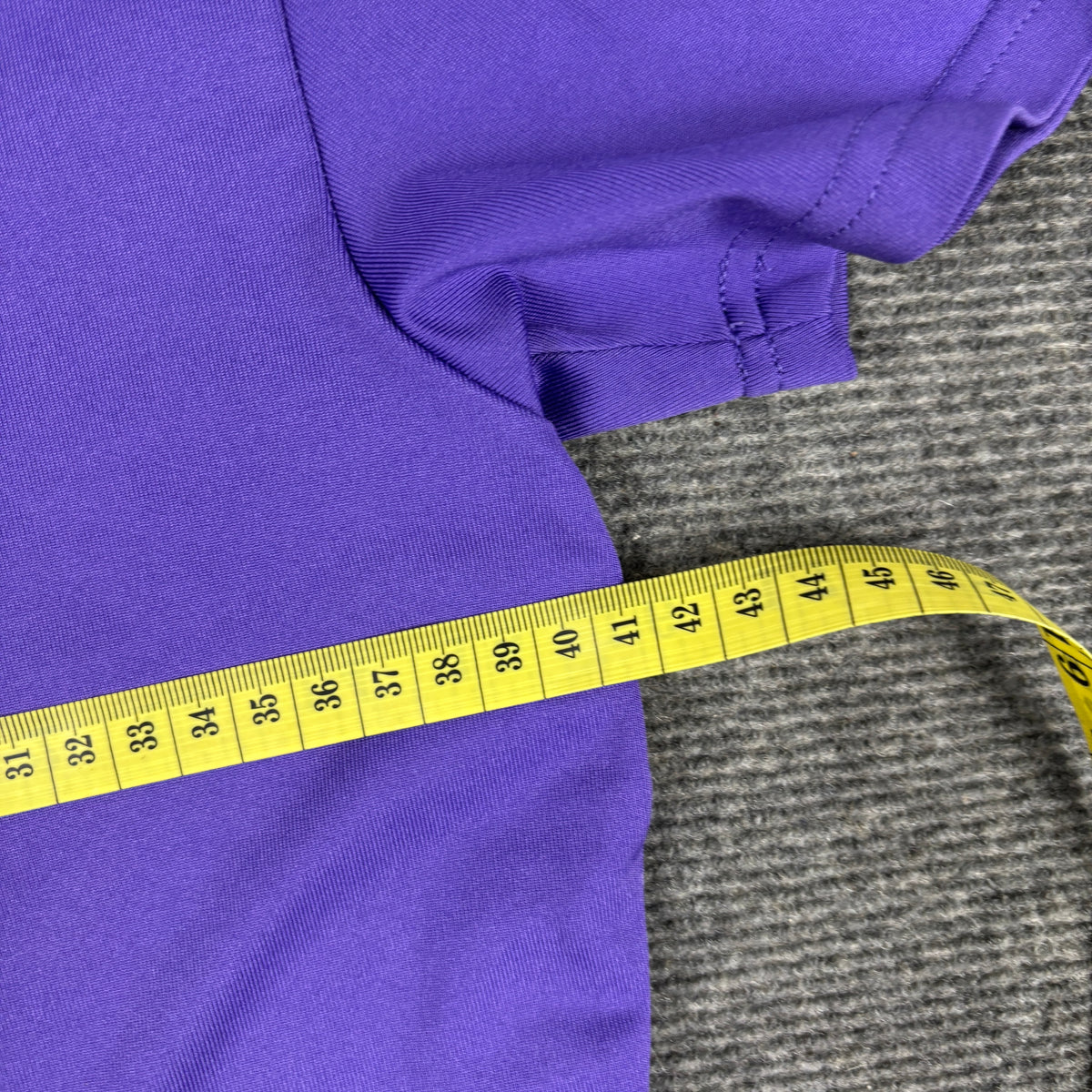 y2k Puma V-neck Activewear Top Women's Small Purple Silver Japan Stock