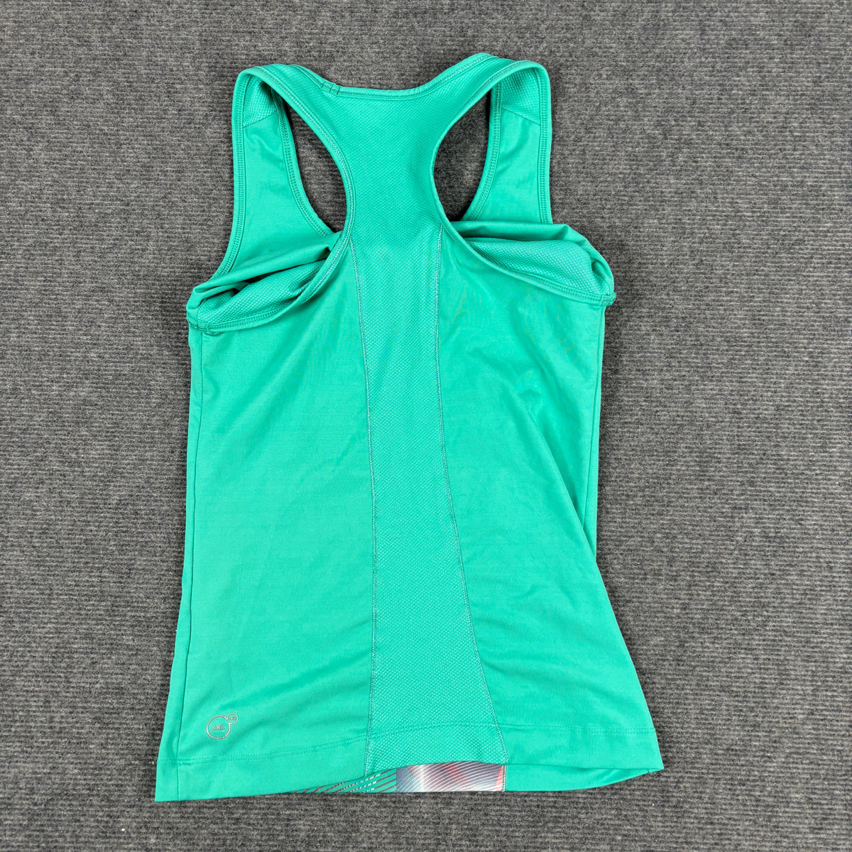 y2k style PUMA Racerback Tank Top Women's XS Green Petite Activewear