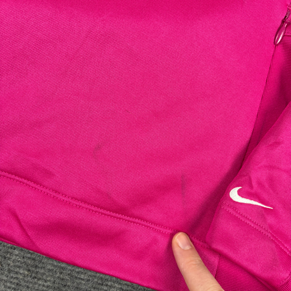 Nike Golf 1/4 Zip Jumper Women's Small Pink Activewear Golf Core