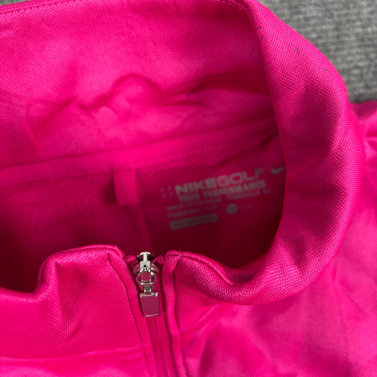 Nike Golf 1/4 Zip Jumper Women's Small Pink Activewear Golf Core