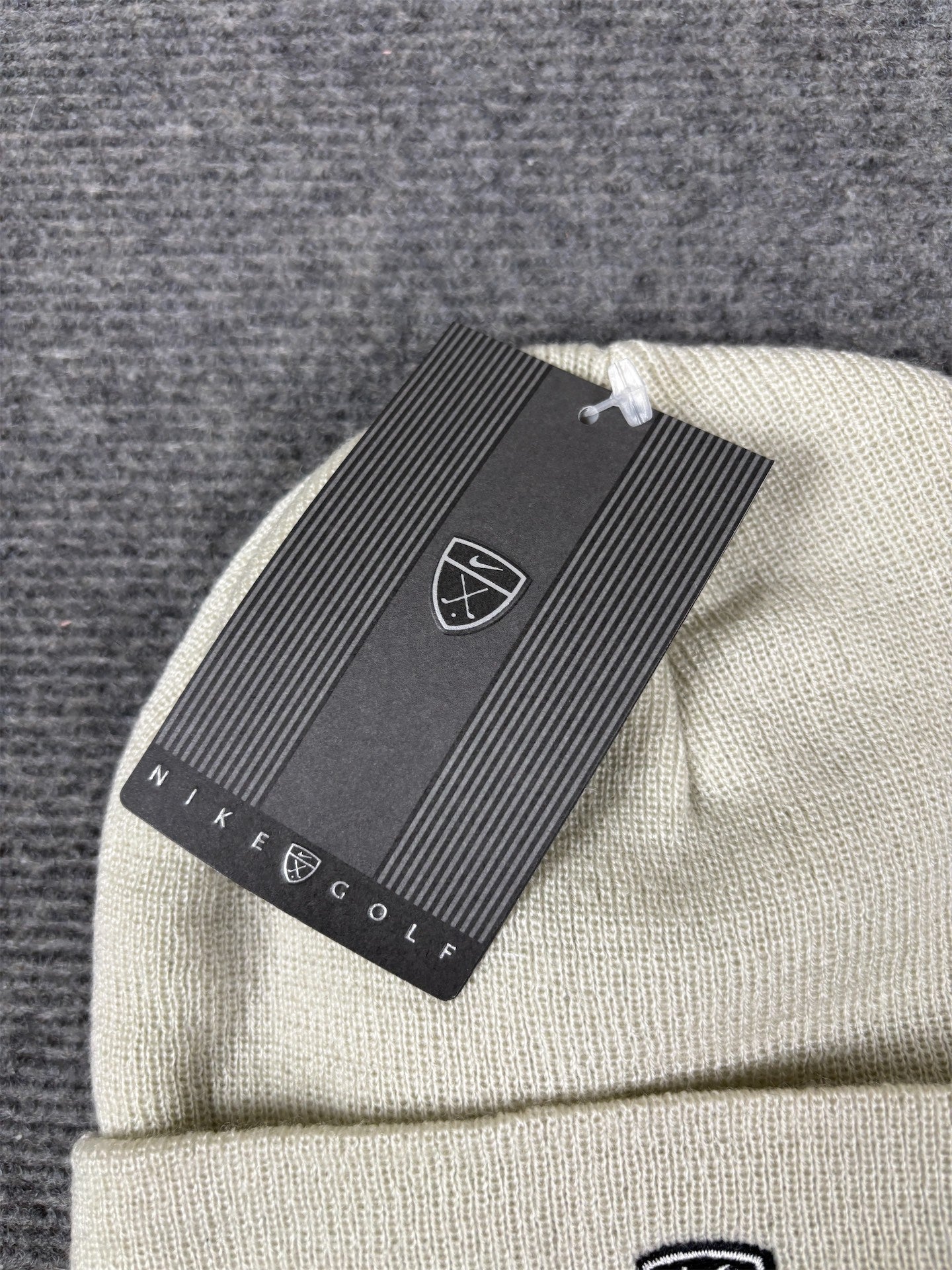 Vintage Y2K Nike Golf Beanie Men's Grey 2003 New w Tags Deadstock