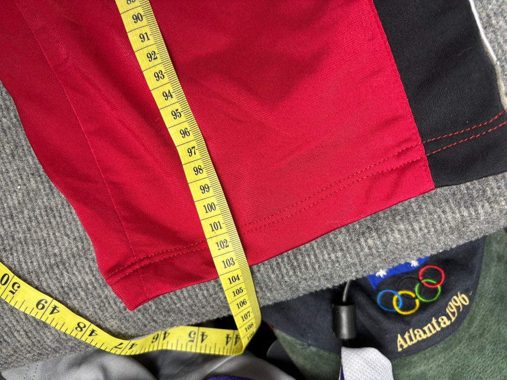Vintage 90s Baggy Adidas Tear Away Track Pants Men's XL Red Black 3 Stripe