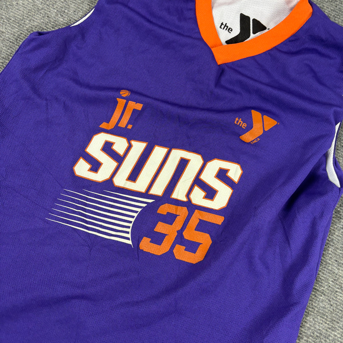 Phoenix Suns Jr Reversible Basketball Jersey Men's Small Purple White