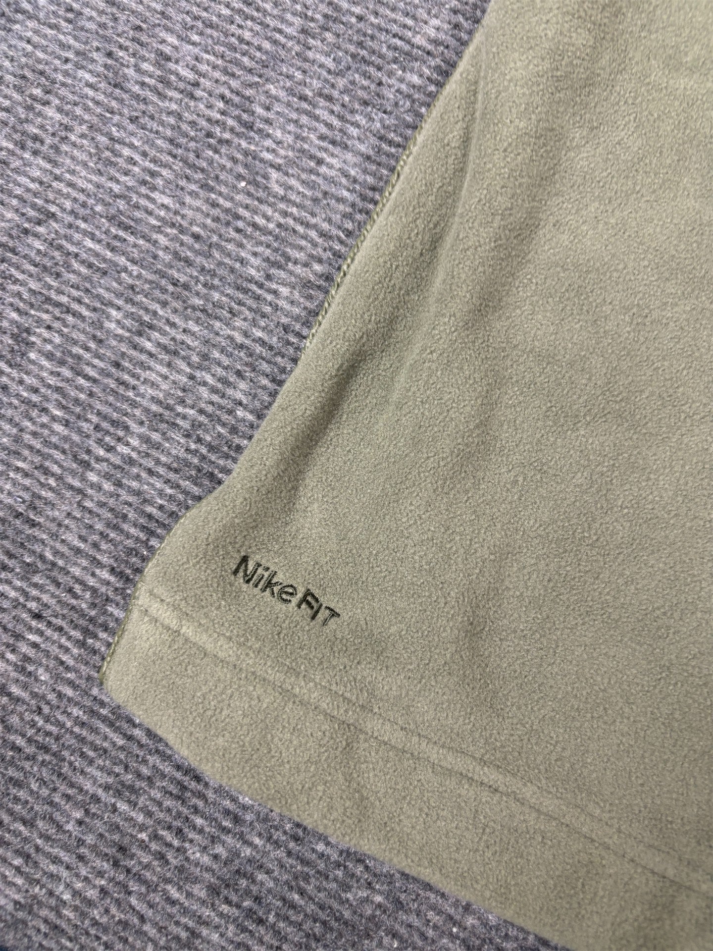 Vintage Y2K Nike ACG Track Pants Women's S Green Fleece Embroidered Joggers Slim